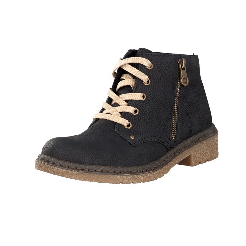 Botas Rieker 53241-00 Para Mulher - Pretas